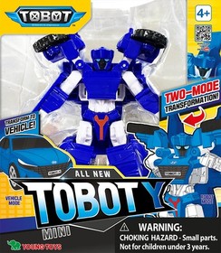 NEW TOBOT Mini Tobot Y 5" Transforming Vehicle Robot Toy Ages 3+