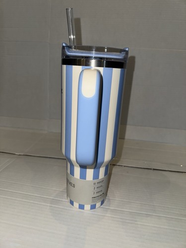 Pre-release Stanley Cabana Cornflower Gloss 40oz Blue Unreleased Quencher 40 oz - Picture 3 of 8