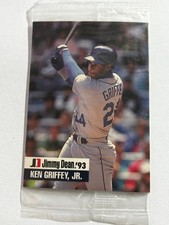 1993 JIMMY DEAN KEN GRIFFEY JR #11 SEALED WITH KENNY LOFTON SEATTLE MARINERS