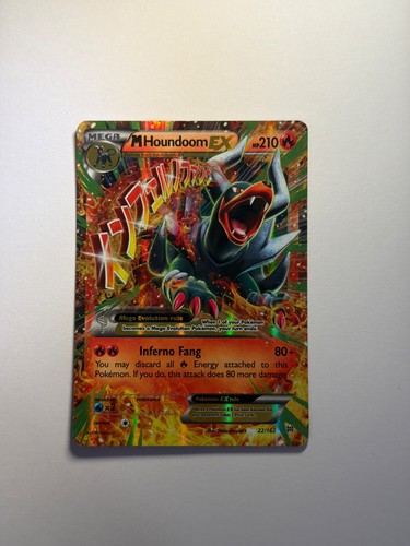 M Houndoom EX 22/162 Breakthrough Pokemon TCG Ultra Rare - MP