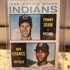 1964 Topps #146 Rookie Stars Tommy John/Bob Chance RC Indians 