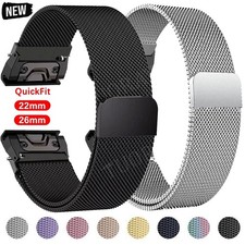 Quick Fit Magnetic Loop Strap Band For Garmin Fenix E 8 7 7X 6 6X Pro 5 5X 3HR