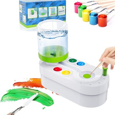 Hynhsun 2025 Upgraded Paint Brush Cleaner Rinse Cup Water Circulation,Waterco...