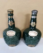 2 x CHIVAS BROTHERS Royal Salute 21 JAHRE Whisky Flaschen Editionen von WADE Mancave
