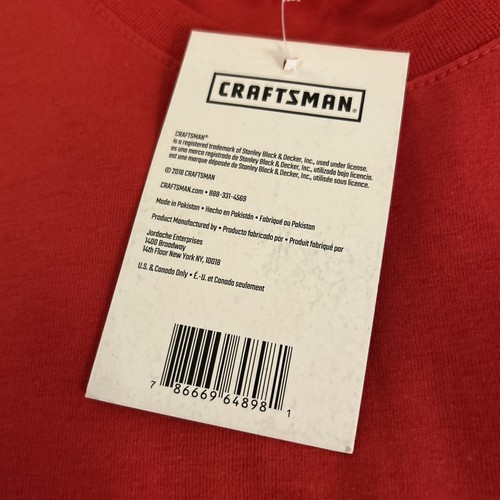 T-shirt graphique homme CRAFTSMAN coton mélangé manches courtes - Taille : XL - Photo 6/12