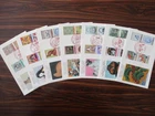 Japan Stamp First Day Cover Traditional Craft Products Series 7 Covers 1984～1986
