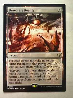 Desecrate Reality R Commander Masters 714 NM
