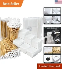 Ultimate Gun Cleaning Supplies: 600 Patches, 400 Swabs for Complete Firearm Care