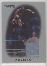2016 Topps Heritage WWE Survivor Series Mat Relics Silver 13/50 Kalisto 1e15