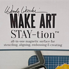 Wendy Vecchi Make Art STAY-tion Magnetic Ranger 12"x12" Crafting Surface Create