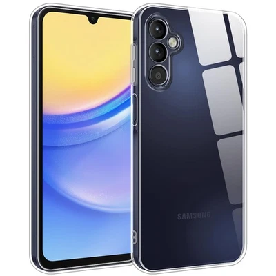 TENOC Phone Case for Samsung Galaxy A15 4G/5G, Clear Case Shockproof Protective Bum...