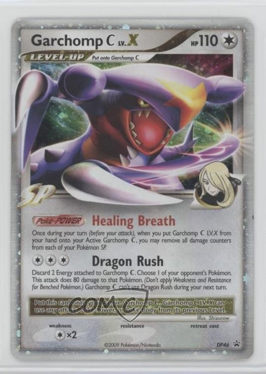 Garchomp C LVX Pokémon Diamond & Pearl Black Star Promo #DP46 2007