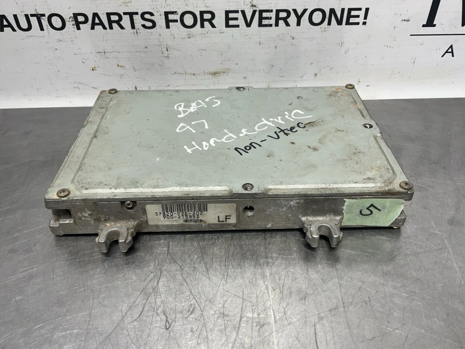 Honda Civic 1996-1997 OEM motor caja de computadora 37820-P2E-A02 D16 Foto 2 de 4