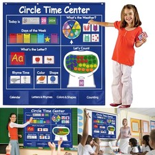 Circle Time Center Classroom Pocket Chart Educational Pocket Chart Teaching M...