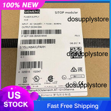 New Siemens 6EP1336-3BA00-8AA0 SITOP Stabilized Power Supply 6EP1 336-3BA00-8AA0