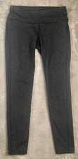 Athleta Activewear Pants Women's Medium Black Heather RN 54023 Stretch Yoga