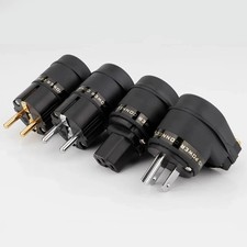 C15 Female Socket EU/US Male Schuko Connector Right Angle Plug for Power Cable