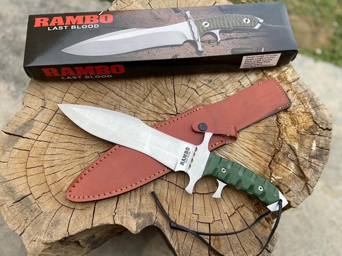 Rambo Last Blood Fixed 9" Stainless Steel
