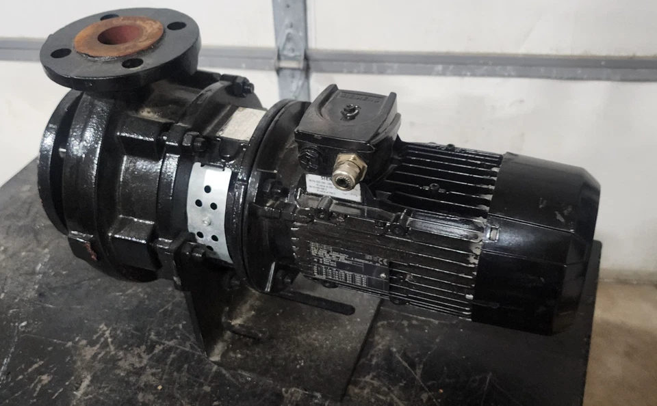 KSB 065-040-160 Etabloc Pump & Siemens 1AC3083B 1HP Motor 115GPM #2 [Z2S5] - Image 2 of 4