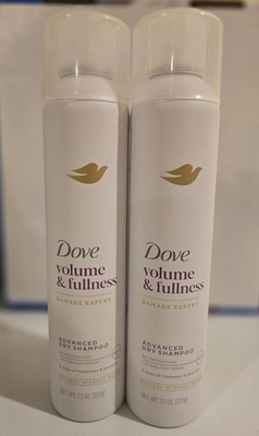 2 Dove Advanced Dry Shampoo Volume and Fullness 7.3oz Vegan Hair Care Spray