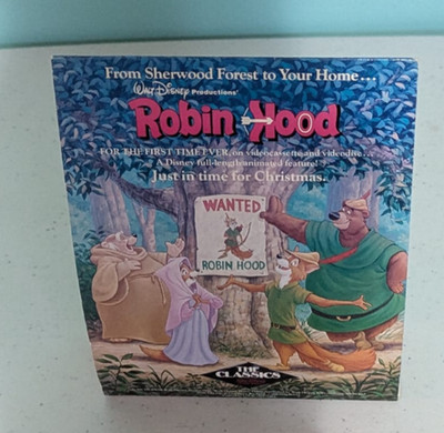 Walt Disney Movie Robin Hood Cartoon Vintage Cardboard Display
