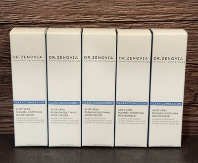Dr. Zenovia Aloe Vera Blemish Soothing Moisturuzer .5ml/15ml Bundle Of 5