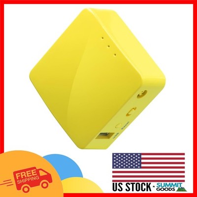 Compact Mango Mini Router - 300Mbps Speed, VPN Support, Ideal for Travel