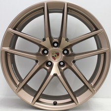 20 inch GENUINE PORSCHE MACAN S / TURBO 2023 model ALLOY WHEELS IN GOLD