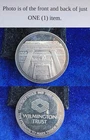 Rare Johnson Matthey JM Wilmington Trust 1 Troy Oz .999 Fine Silver Round