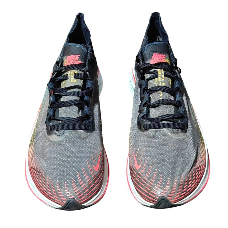 Nike Zoom Fly Sp Fast 'Black Red Orbit Green' BV6105 001 Mens Size 11. - Image 4 of 4