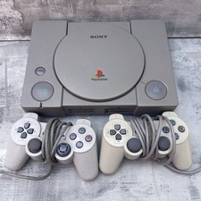Sony PlayStation 1 PS1 Original Console SCPH-7502 2 Controllers Tested Working