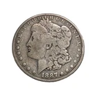 1887 P Silver Morgan Dollar VG/F