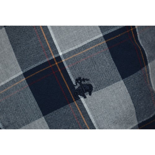Brooks Brothers Dress Shirt Milano Mens Size Large Blue Plaid Cotton - Picture 3 of 7