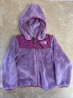 The North Face Toddler Girls Purple Hoodie Fleece Zip Jacket Size 2T