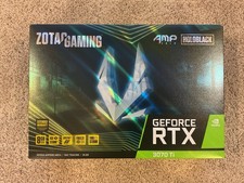 ZOTAC GAMING GeForce RTX 3070 Ti AMP Holo 8GB GDDR6X Graphics Card W/Benchmarks