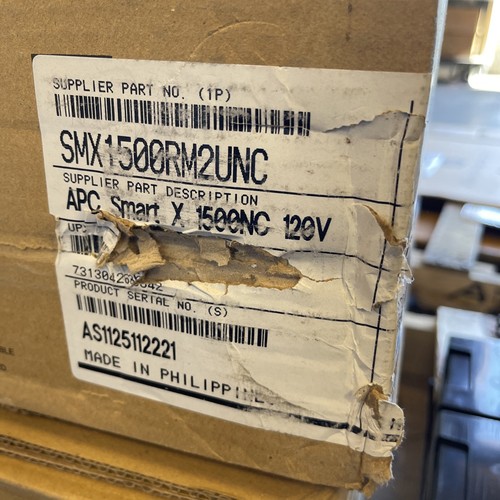 APC SMX1500RM2UNC 120V 1.2 kW 8 Output Connector,