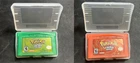 2pcs GBA (Leaf Green+ Emerald ) Game boy Advance English-Cartridge Game USA Ship