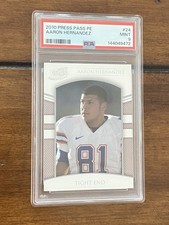 2010 Press Pass Se Aaron Hernandez Psa 9