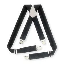 Clc Work Gear 5121 Tool Suspenders, Suspenders, Black, Elastic, Webbing