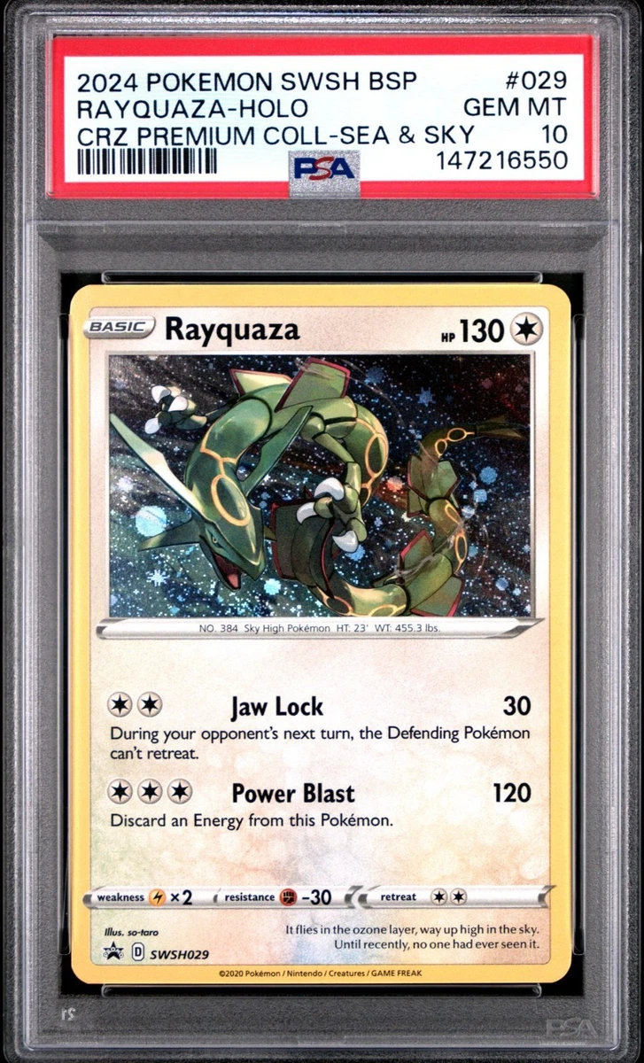 Rayquaza Pokémon TCG Professional Sports Authenticator (PSA) Grade