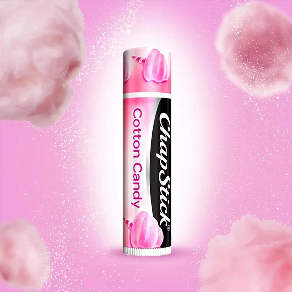 Crema hidratante para labios Chapstick, algodón de azúcar, paquete de 12 - bálsamo labial a granel edición limitada Foto 2 de 4