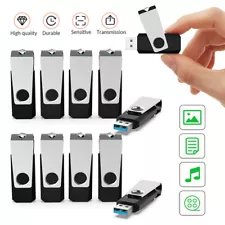 Wholesale 1-10pcs USB 3.0 16GB 32GBGB Metal Swivel Style Flash Drive High Speed 