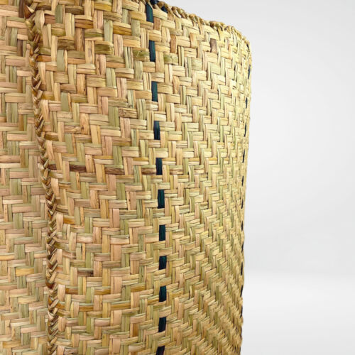 Petate Tule Rush Straw Rug Handwoven Palm Organic floor bed bedroll mat 3.5'x6' - Picture 4 of 12
