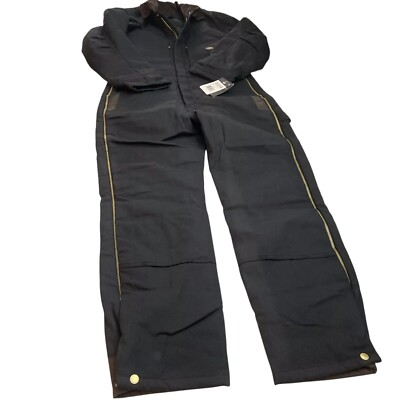 Dickies Men s Premium Insulated Coverall Black M R Mechanic Work Suit Cold Weath