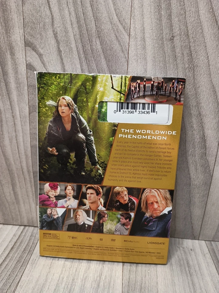The Hunger Games (DVD With Sleeve, 2012) Brand New Same Day Shipping - Image 2 of 4