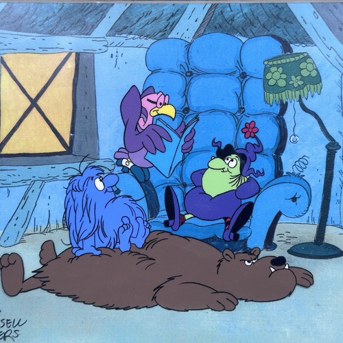Broom HIlda Signed Hand Painted Limited Edition Animation Cell Russell Myers COA - Picture 4 of 17
