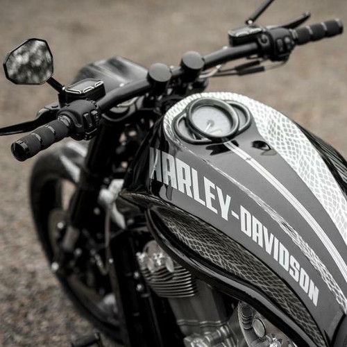 HARLEY-DAVIDSON 1-1/4 FAT DRAG V-ROD HANDLEBAR VRSCDX - Picture 2 of 3