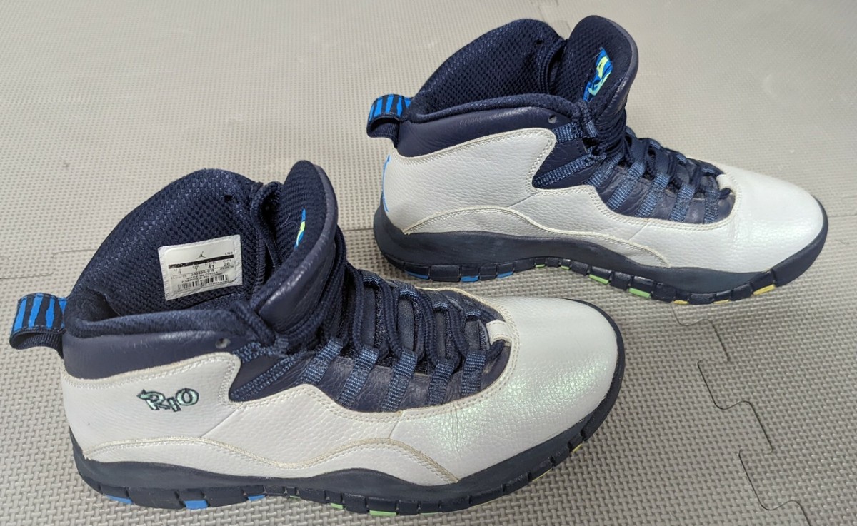 タグ付き未使用 NIKE AIR JORDAN 10 RETRO RIO Jordan 10 Retro Rio Men's - 310805-019 - US