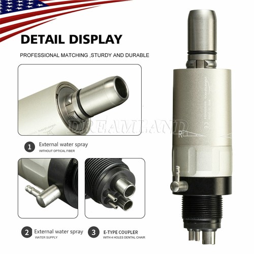 NSK STYLE Dental Latch / Push Contra Angle Handpiece E-type Slow Low Speed 4Hole - Picture 69 of 104