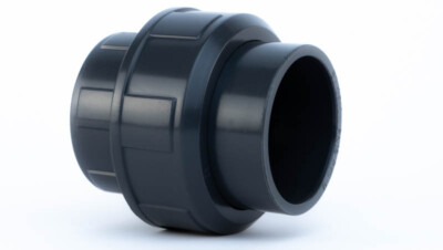 PVC-U Verschraubung | Klebemuffe x Klebemuffe | 16mm-110mm | PN16 | EU-Qualität